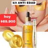 COMBO ANTI EDAD: PARCHES, SÉRUM DE ORO 24K Y CONTORNO